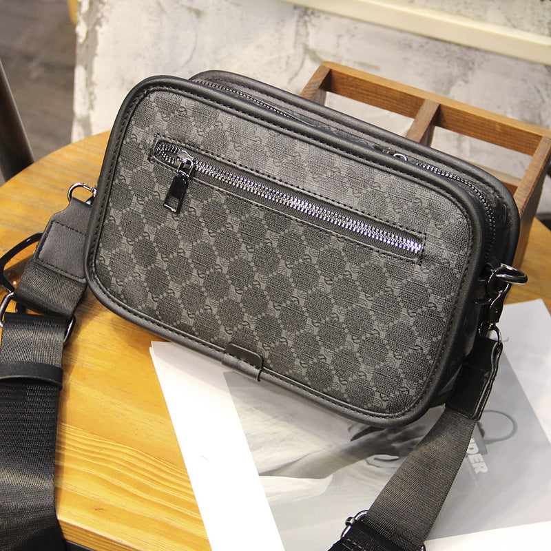 Plaid Men's Messenger Bag