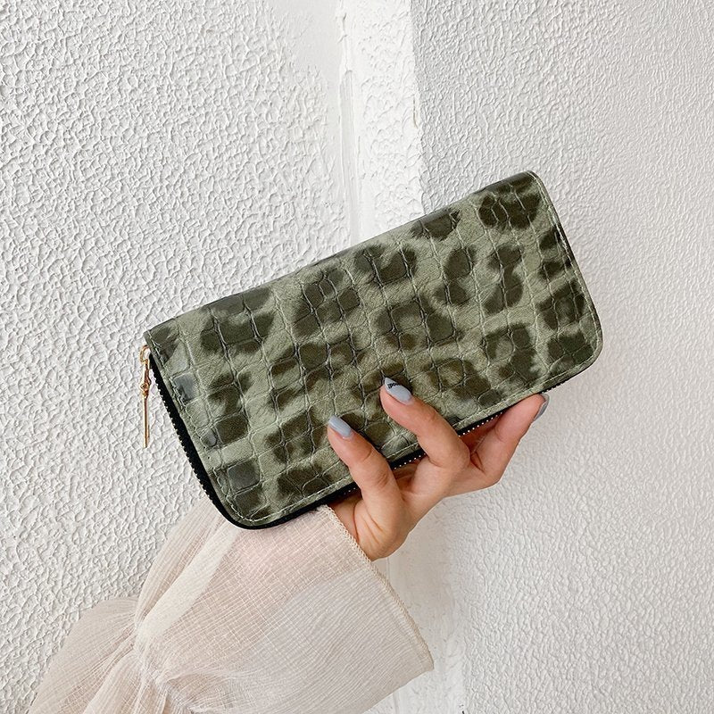 Ladies Leopard Patterned Purse