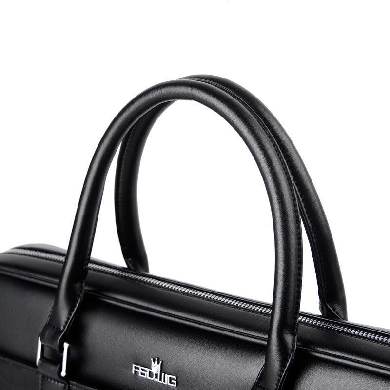 Men's PU Leather Business Handbag