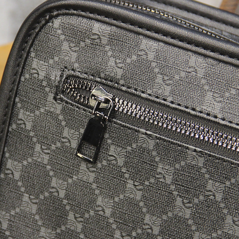 Plaid Men's Messenger Bag