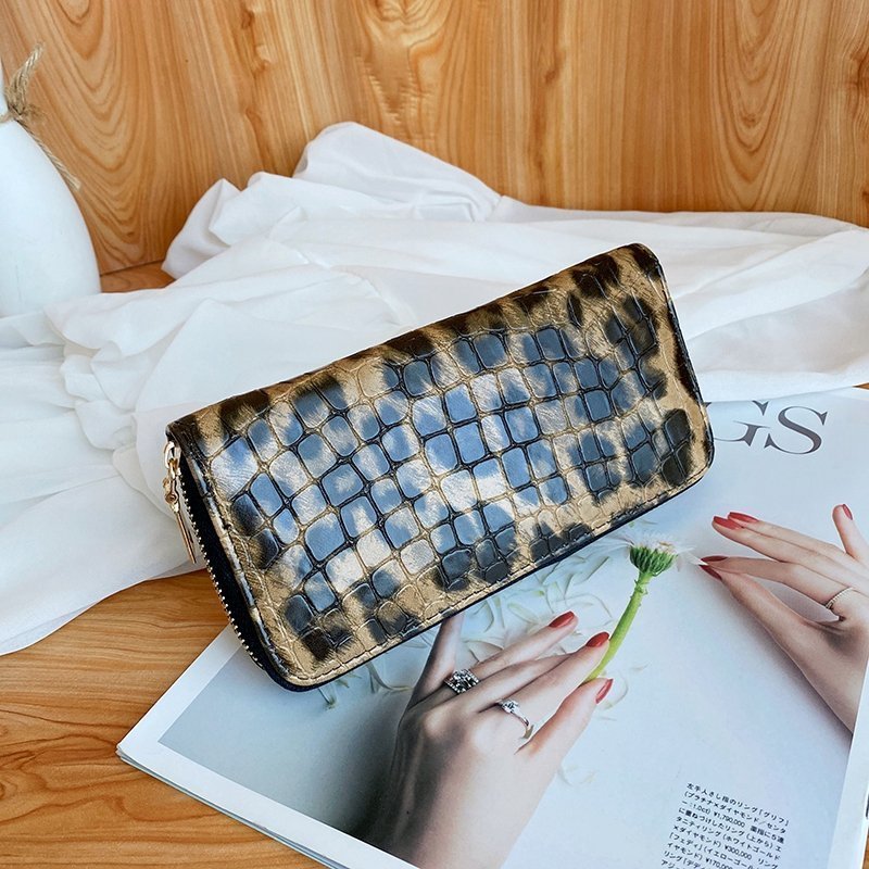 Ladies Leopard Patterned Purse