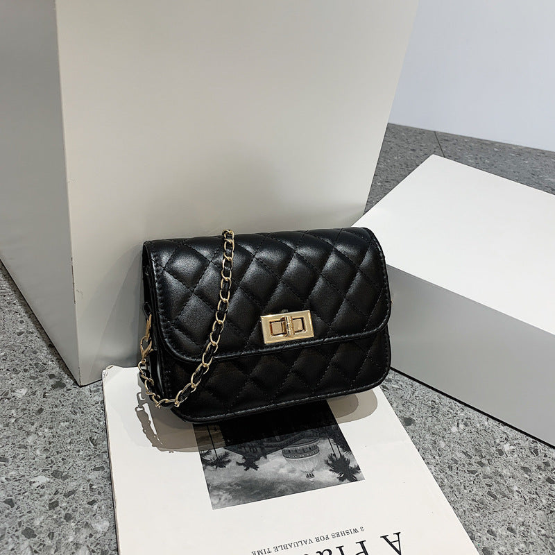 Women's Diamond Chain Shoulder Messenger Bag