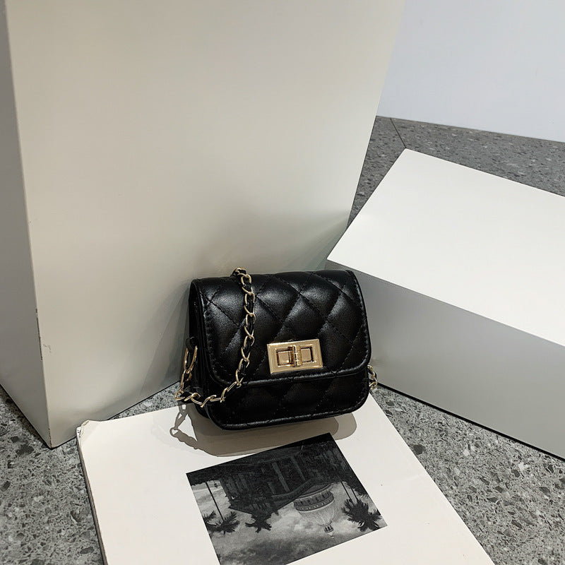 Women's Diamond Chain Shoulder Messenger Bag