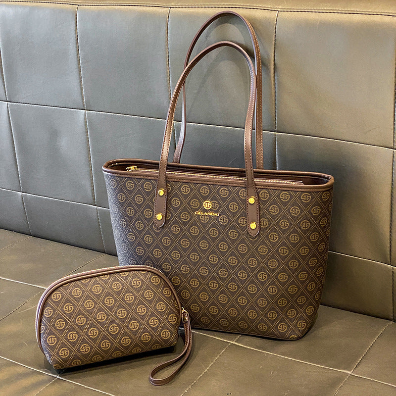 Temperament Printed Handbag