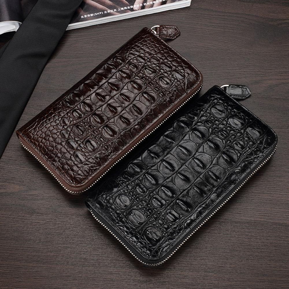 Men's Crocodile Skin Wallet