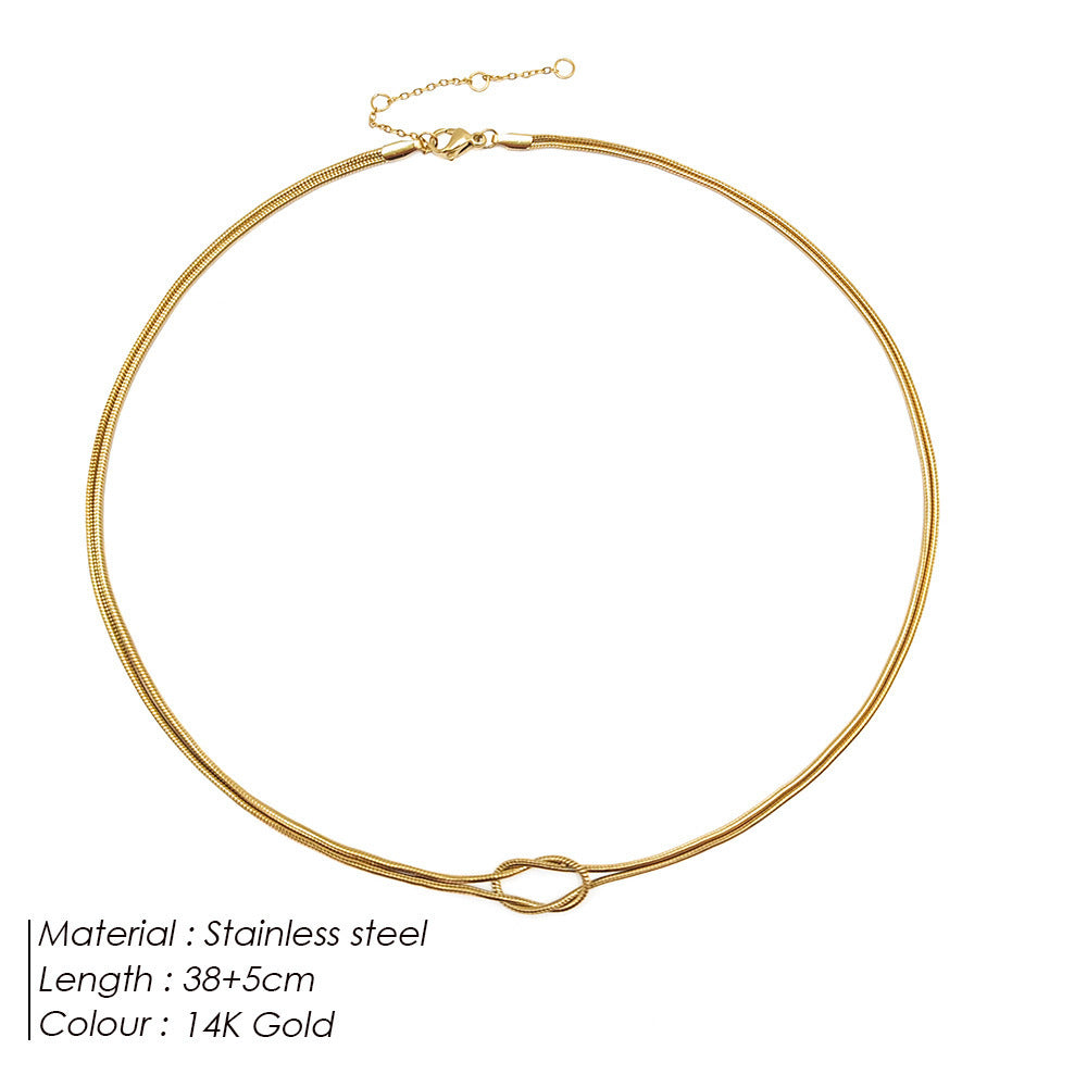 Women's Knotted Snake Chain