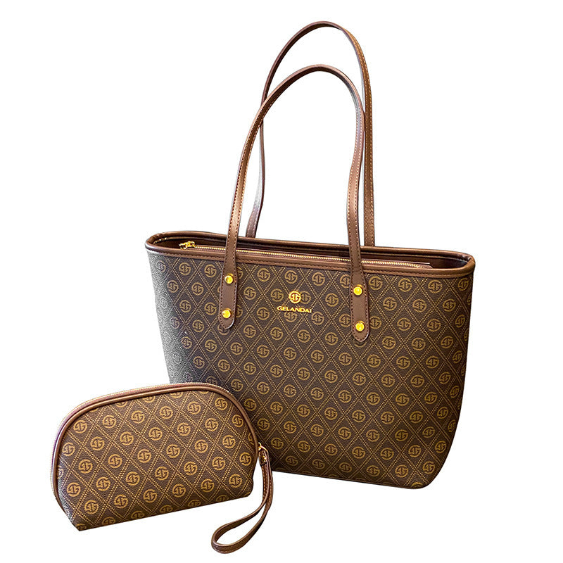 Temperament Printed Handbag