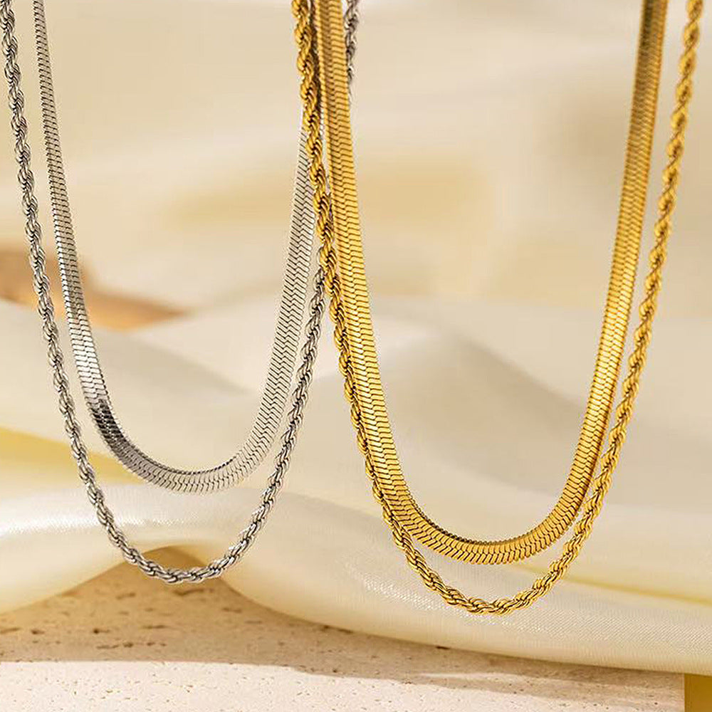 Retro Twist Necklace