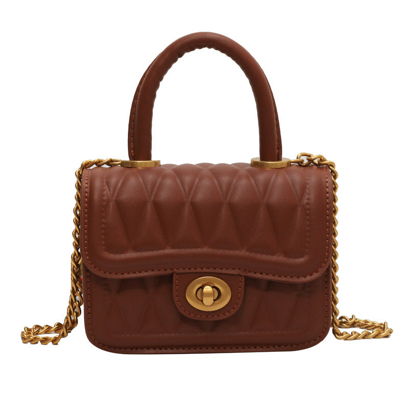 Women's Fashionable Diamond Chain Crossbody Bag
