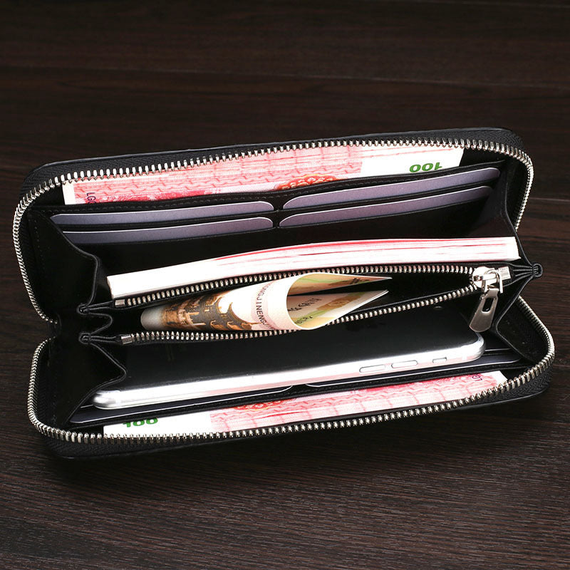 Men's Crocodile Skin Wallet