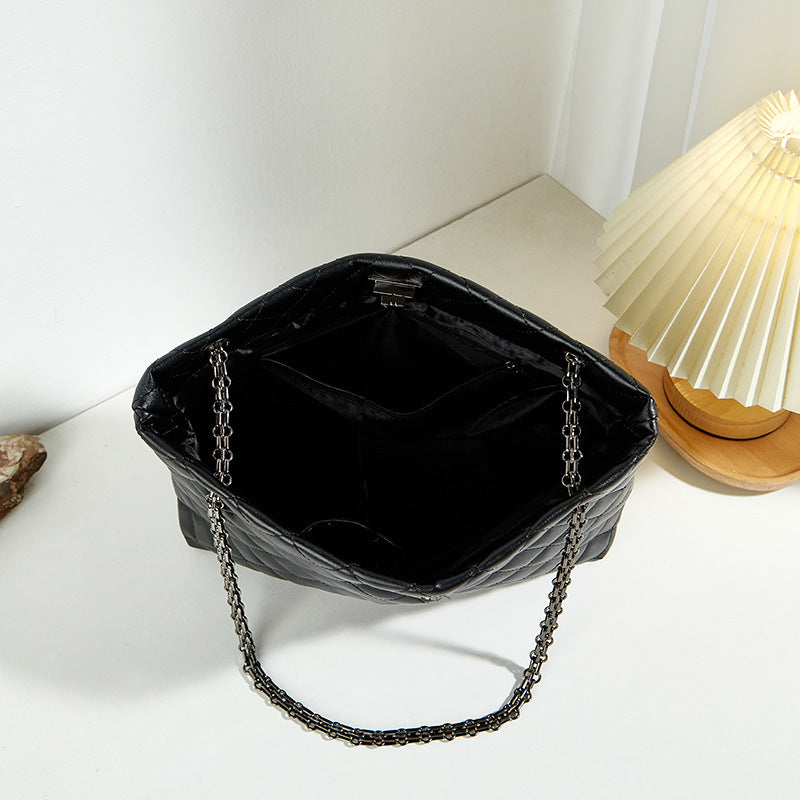 Women's Plaid Chain Bag