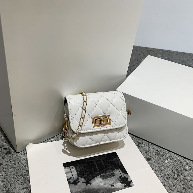 Women's Diamond Chain Shoulder Messenger Bag