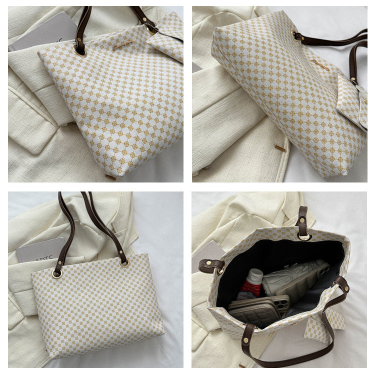 Large Capacity Retro Printed Shoulder Bag