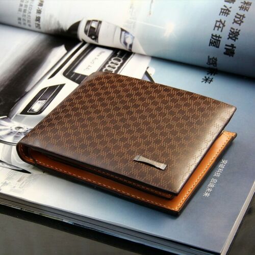Men's Plaid Multi-Card Wallet