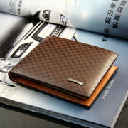 Men's Plaid Multi-Card Wallet