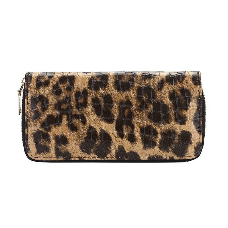 Ladies Leopard Patterned Purse