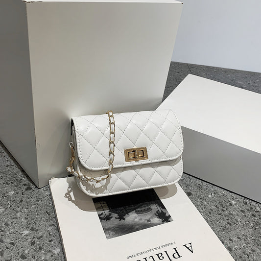 Women's Diamond Chain Shoulder Messenger Bag