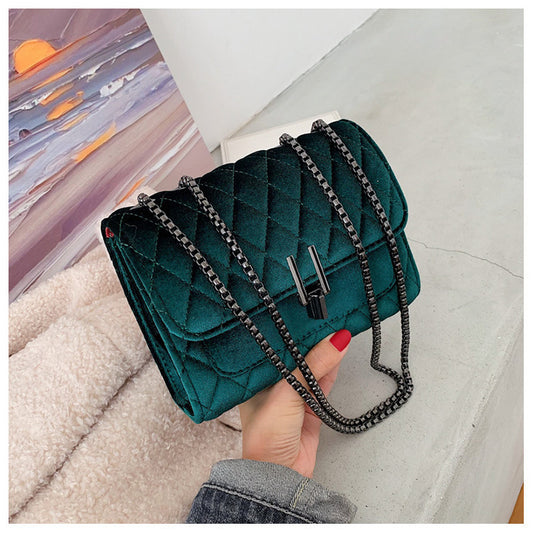 Women's Velvet Crossbody Bag