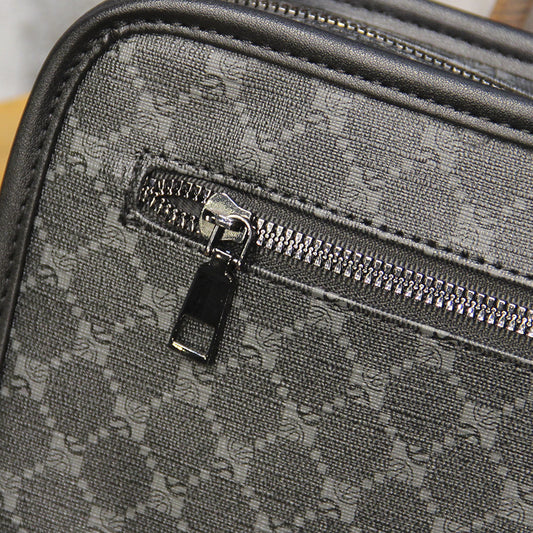 Plaid Men's Messenger Bag
