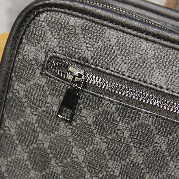 Plaid Men's Messenger Bag