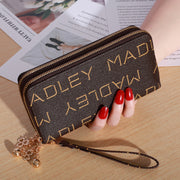 Women's Hand Holding Casual Double Zip Purse