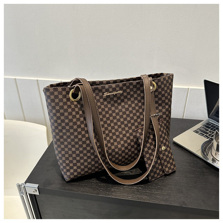 Large Capacity Retro Printed Shoulder Bag