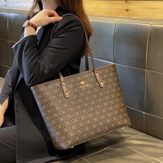 Temperament Printed Handbag