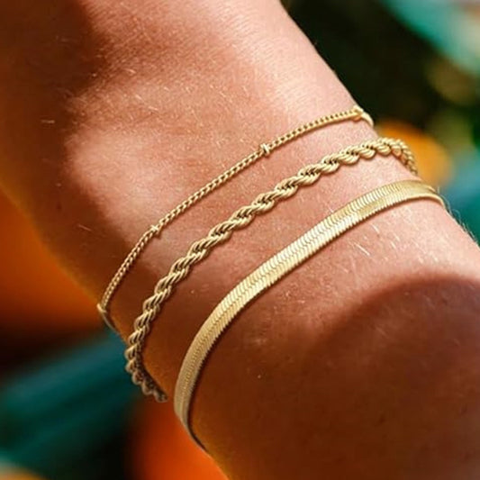 Men's Gold Exquisite Bracelets