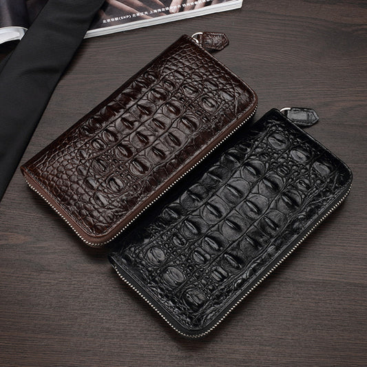 Men's Crocodile Skin Wallet