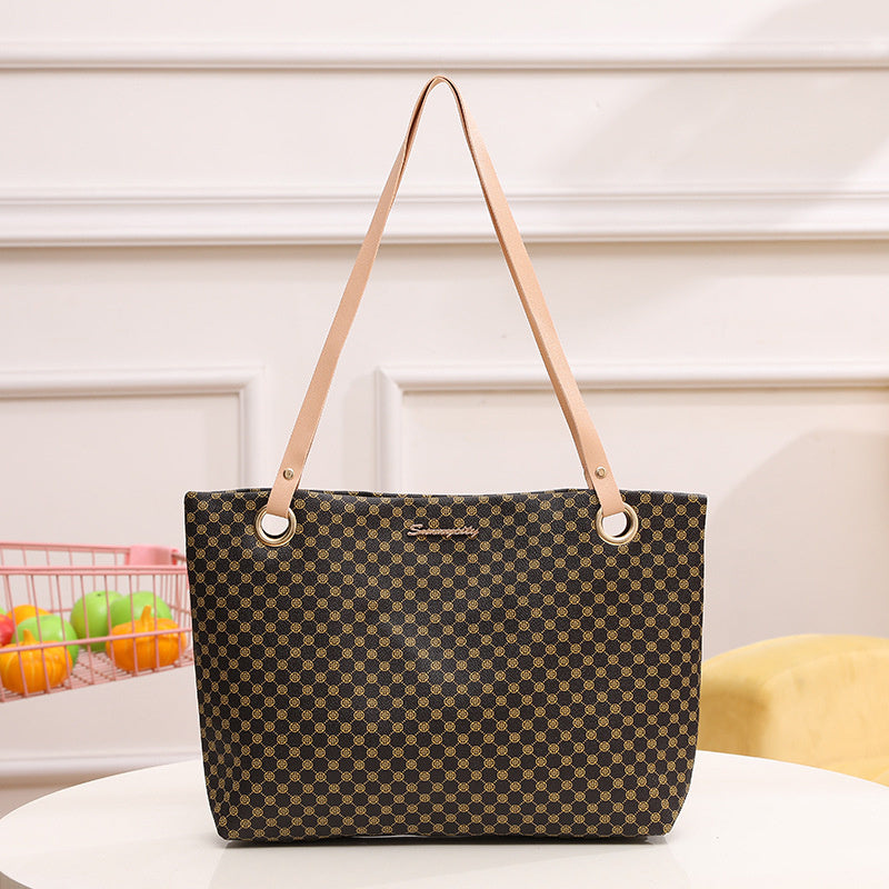 Large Capacity Retro Printed Shoulder Bag