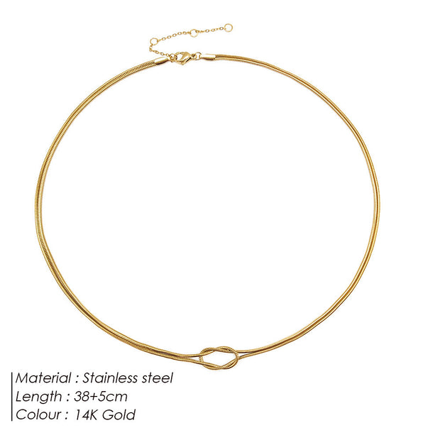 Women's Knotted Snake Chain