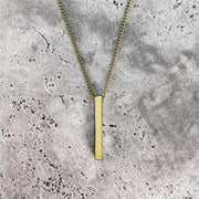Men's Gold Pendant Necklace
