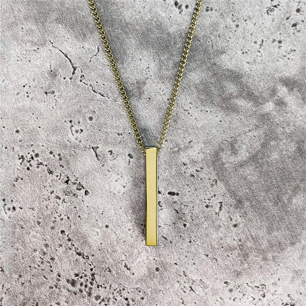 Men's Gold Pendant Necklace