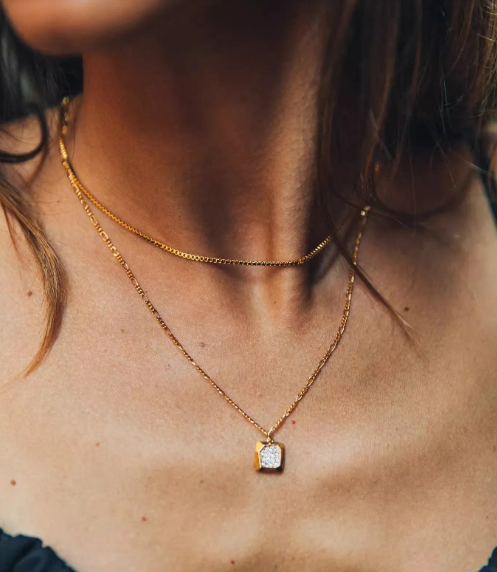 Unisex Box Chain Necklace