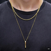 Men's Gold Pendant Necklace