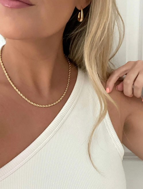 unisex rope necklace