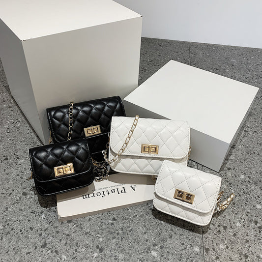 Women's Diamond Chain Shoulder Messenger Bag