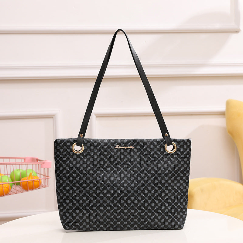 Large Capacity Retro Printed Shoulder Bag