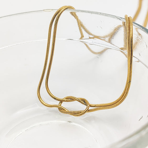 Women's Knotted Snake Chain